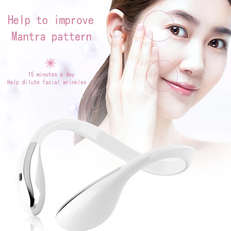 EMS การสั่นสะเทือนเครื่องนวดยกกระชับผิวหน้าสมาร์ทไฟฟ้า V-Face Shaping เครื่องนวด Microcurrent Face Lift เครื่องสุขภาพความงามเครื่องมือ