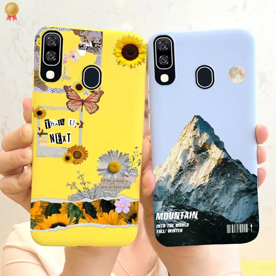 For Samsung A40 A 40 Case Soft Cute Cartoon TPU Silicone Back Cover Coque For Samsung Galaxy A40 A 40 A405FN Phone Case Funda