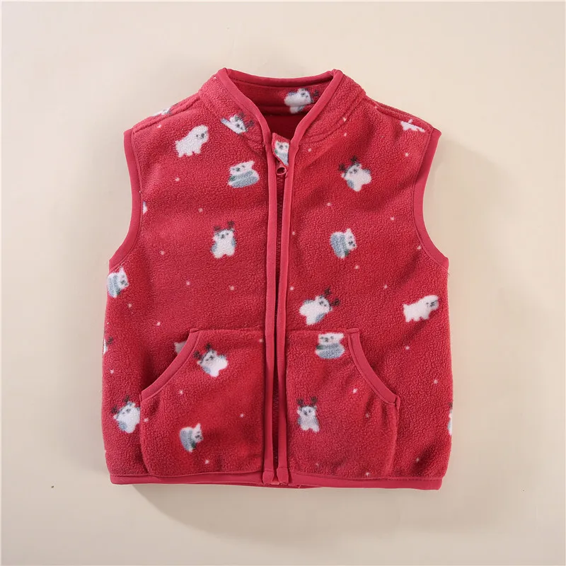 

New Autumn Winter Baby Boys Clothes Children Thick Warm Vest Kids Girls Clothing Infant Cartoon Costume Toddler Sportswear
