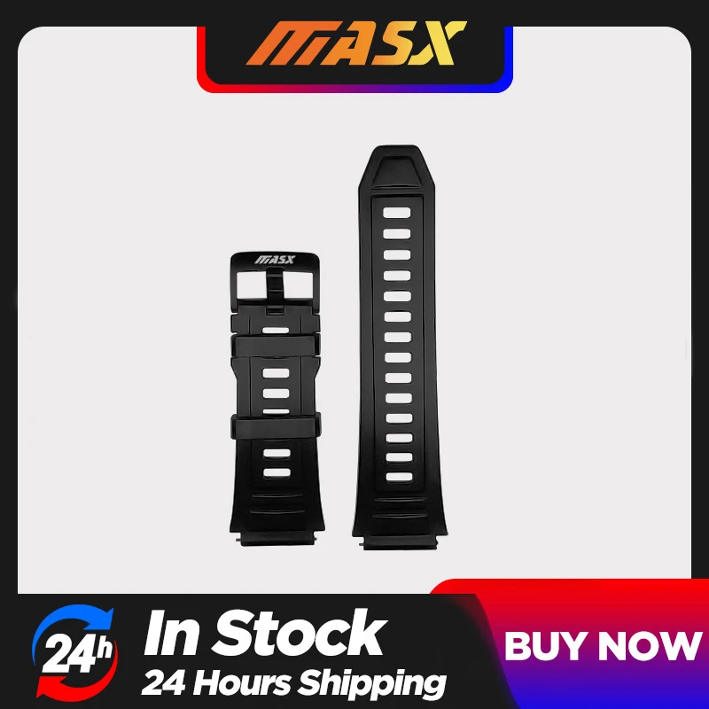Masx-سوار رياضي متعدد الألوان ، حزام سيليكون قابل للإزالة ، اورورا وان أصلي ، 22 مللي متر
