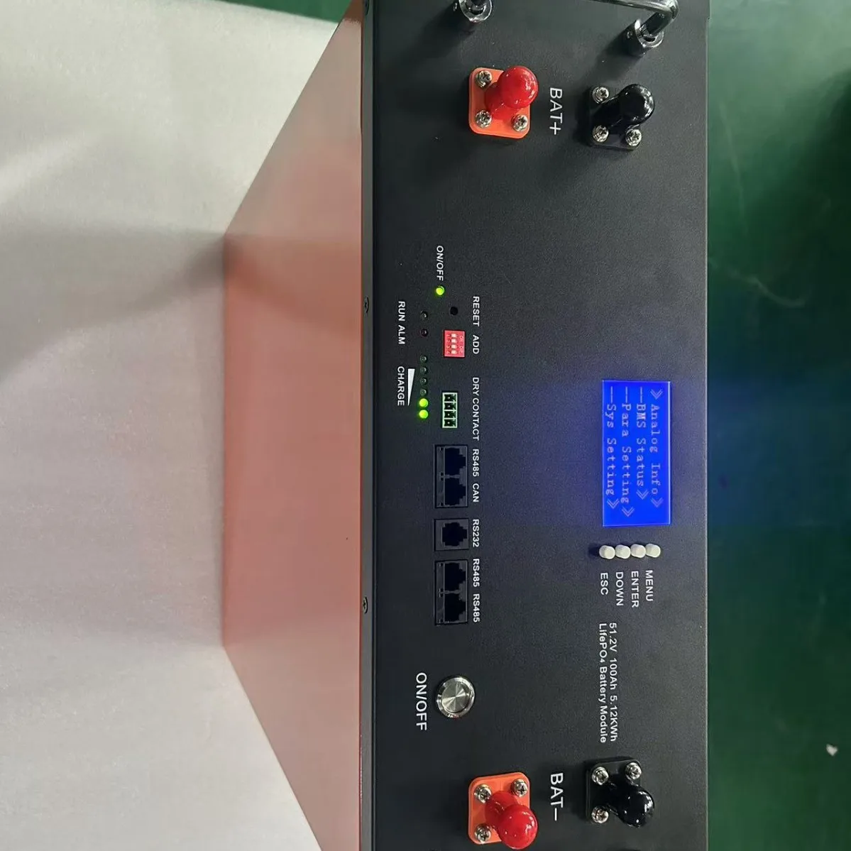 Lithium Iron Phosphate Battery 51.2V100AH Rack Type Energy Storage Battery 48V Photovoltaic Energy Storage Battery