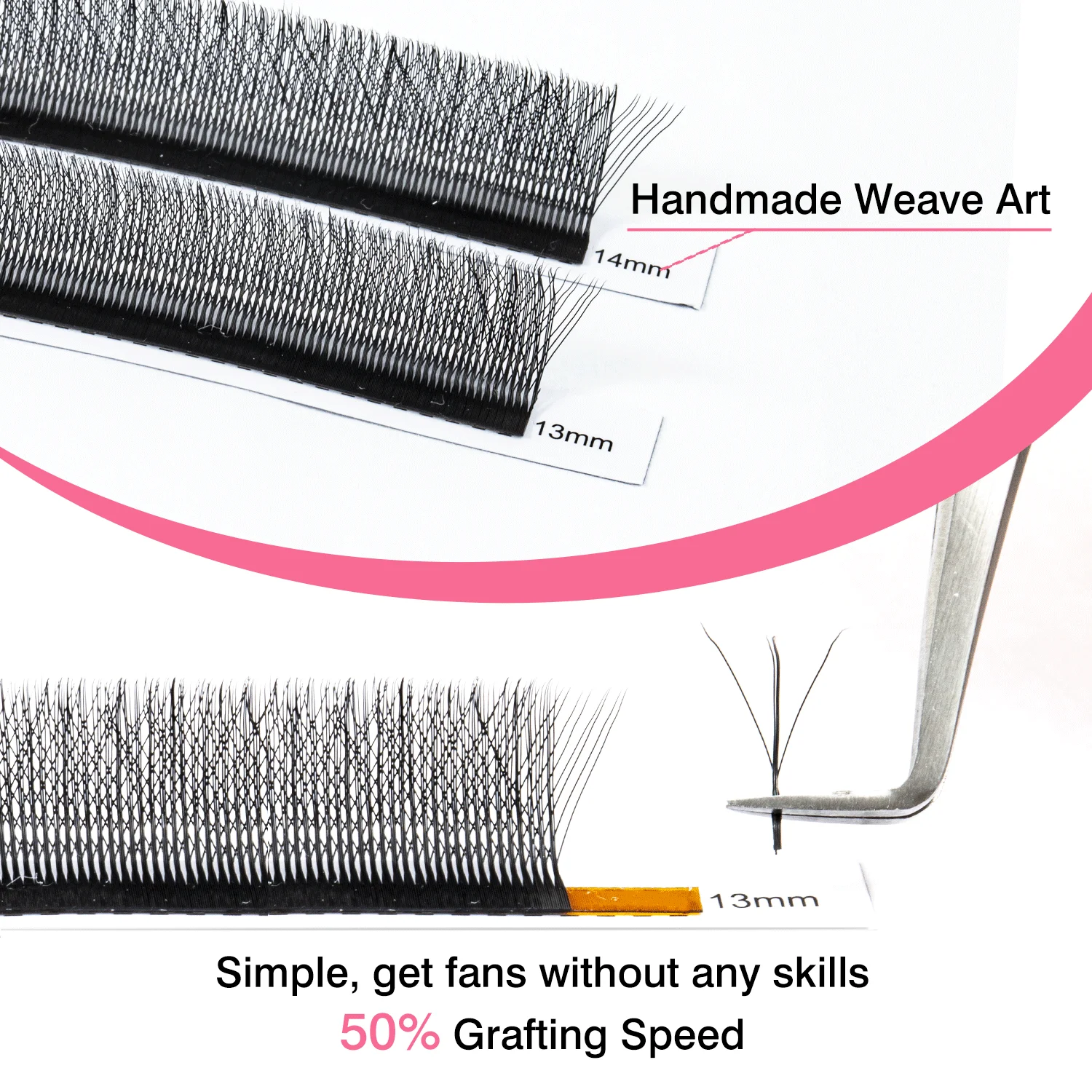 TDANCE W-Stil Automatisch Blühende Volumen-Wimpern 3D 4D 5D 6D Vorgefertigte Fächer aus Kunstnerz Weiche Natürliche Salon-Wimpern-Zubehör – Detail 8
