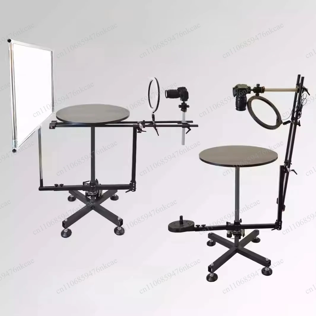 Crystal clear horizontal vertical surround platform photography rotating booth photo booth 60 cm 360 panoramic turntable