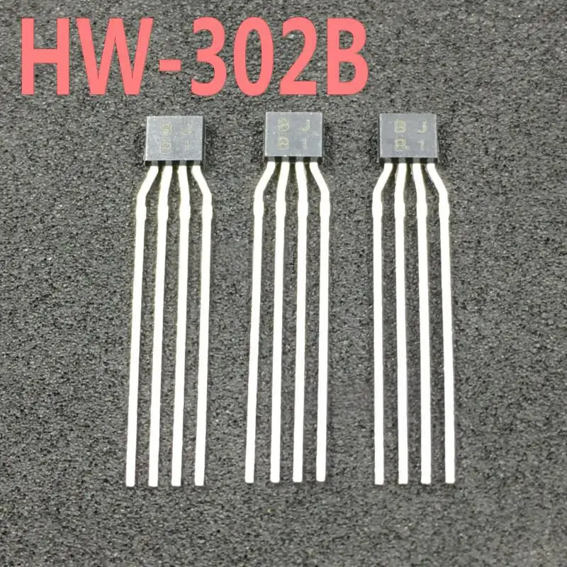 10 Uds 5 uds HW-302B pantalla de seda 8 elemento Hall de alta sensibilidad HW302B Sensor Hall lineal anonóuro de indio