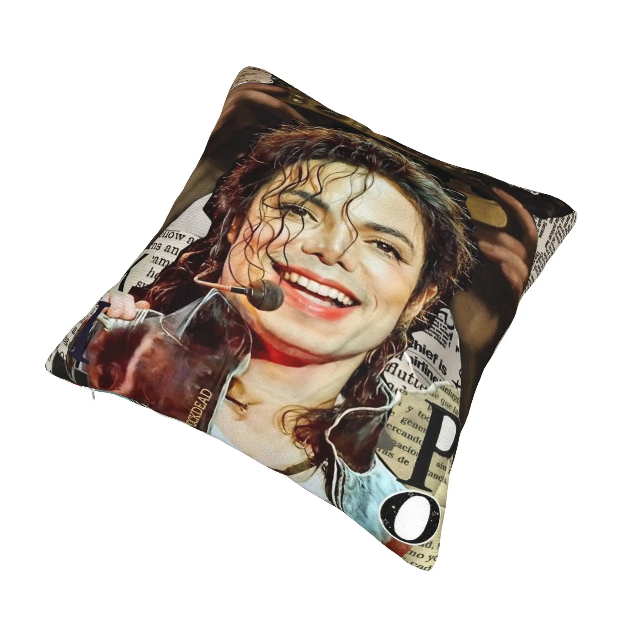 Singer Michael Jacksons MJ Tour 2026 Pillowcase Product Cushion Cover Decorations Pillow Case Cover Living Room Multiple Sizes