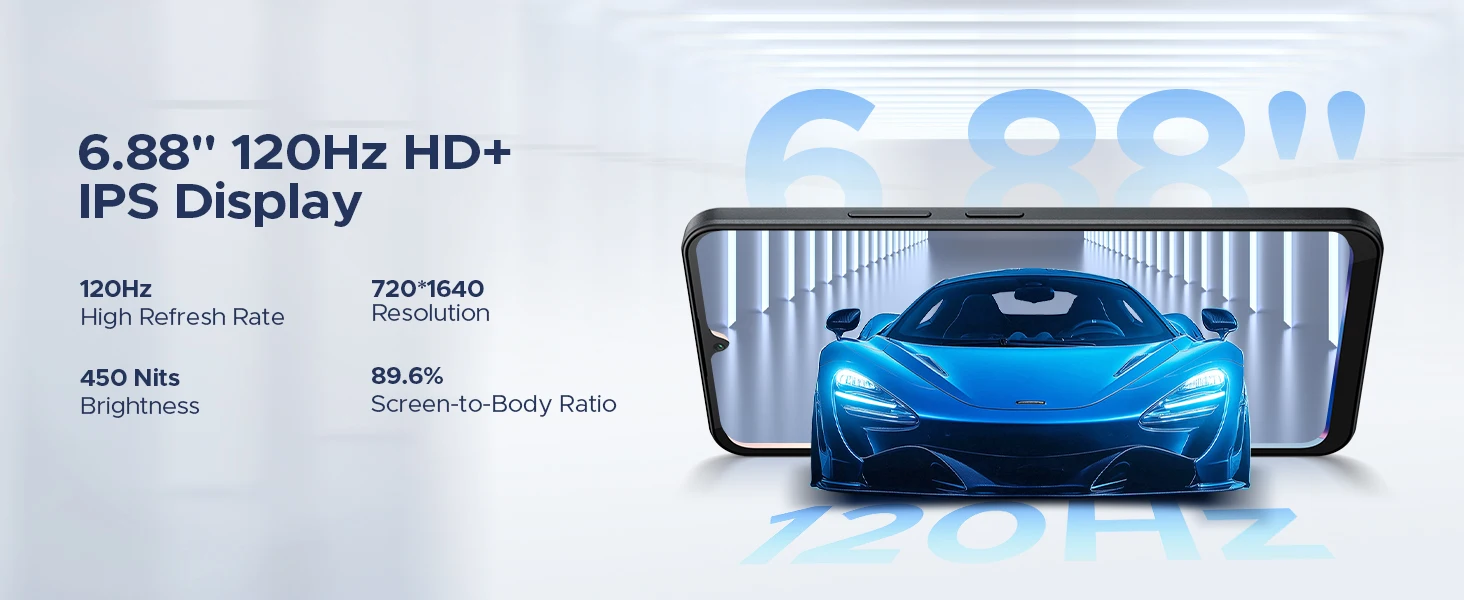 Doogee M30 Pro Smartphone 6.88" Display 8000Mah Battery 1.3" Rear Display 64Gb(8+56) 256Gb 64Mp Camera Android 16 Mobile Phone