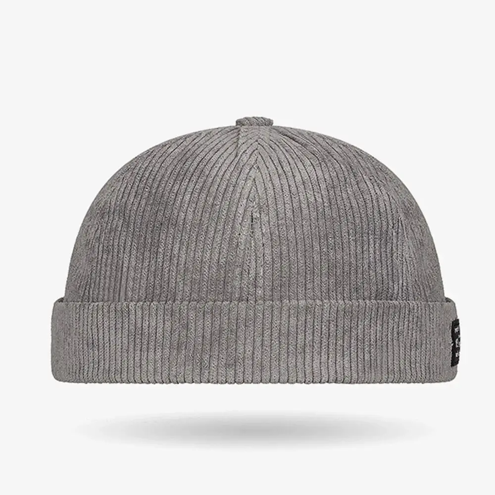 New Adjustable Brimless Skullies Cap Cotton Multipurpos Beanie Hats Dome Streetwear Landlord Docker Cap Women Men