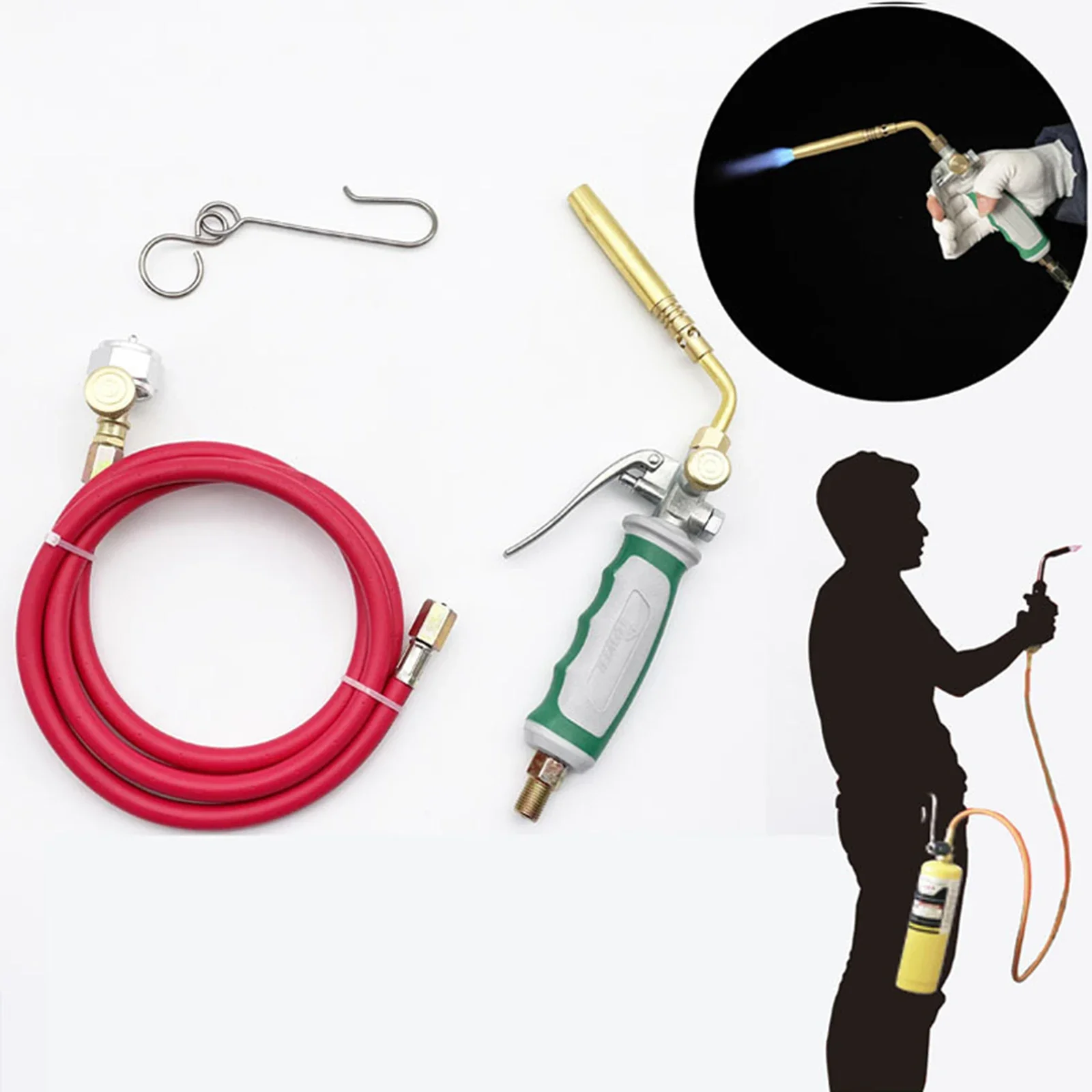 Professional  Acetylene Gas  Welding      with 1.6m Hose MAPP Cylinders Outdoor Picnic Jewelry Making Tool