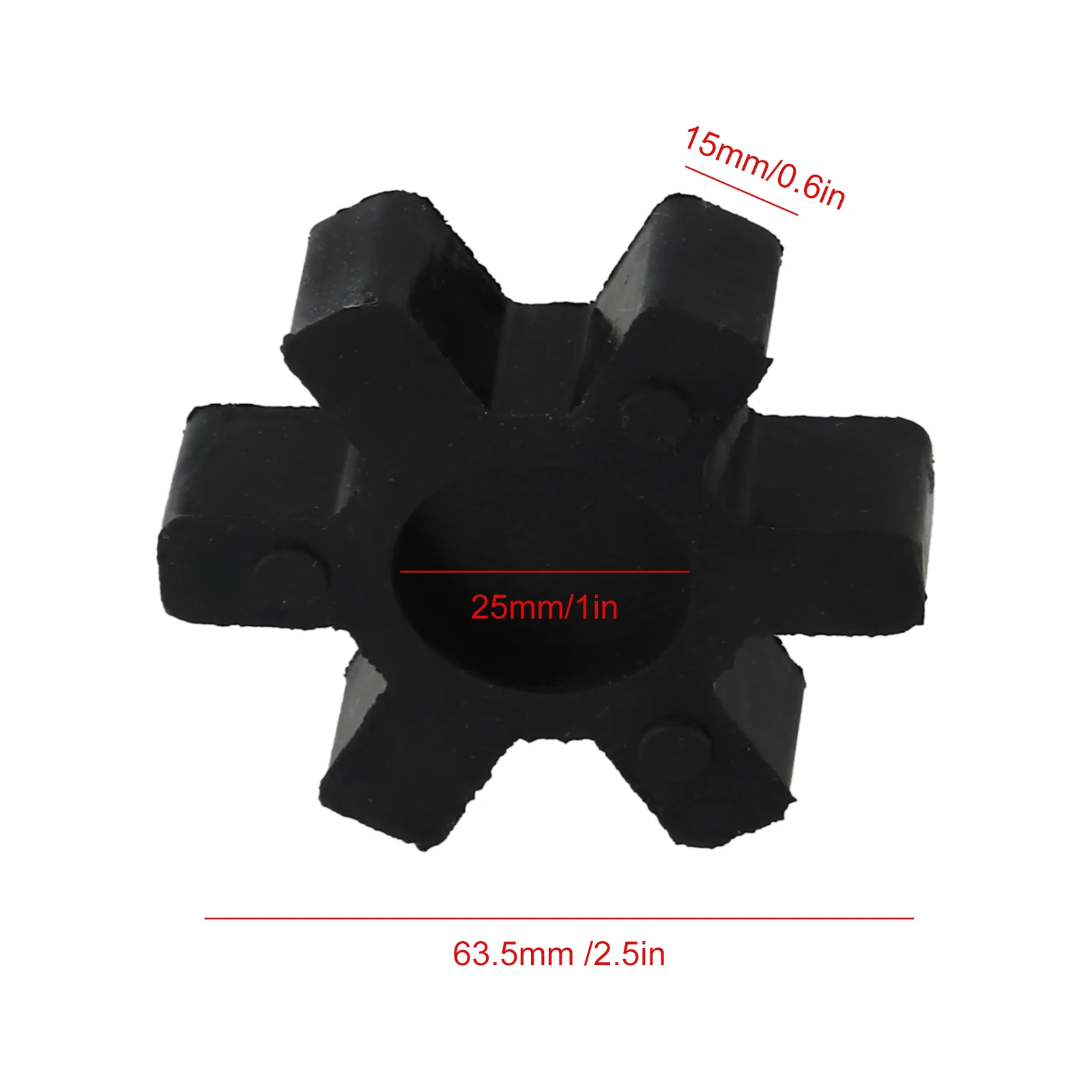 4PCS Urethane Inserts Model L099/L100 for Lovejoy Jaw Couplings Provides Reliable Performance and Vibration Damping Capabilities