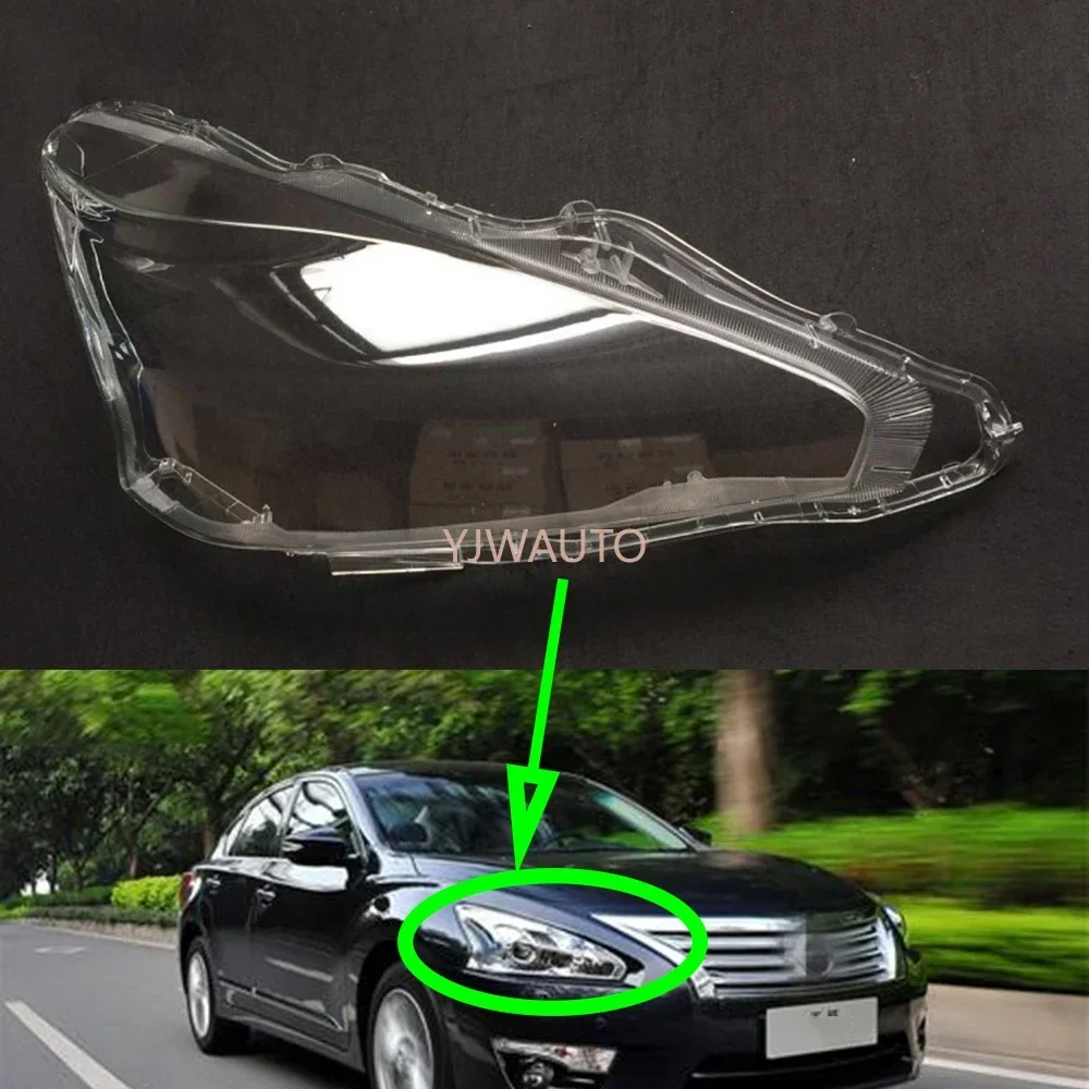 

For Nissan Teana Altima 2013 2014 2015 Headlight Cover Car Headlamp Lens Glass Replacement Front Lampshade Auto Shell