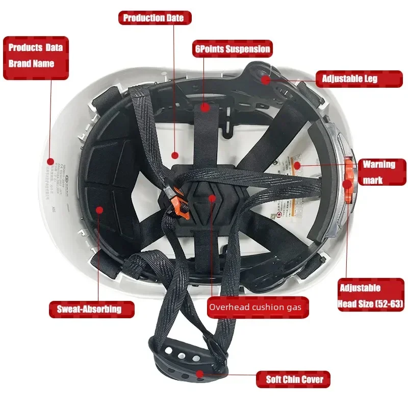 DARLINGWELL Carbon Fiber Pattern Safety Helmet Visor With Goggles Earmuffs For Engineer Work Construction Hard Hats CE EN397 Cap