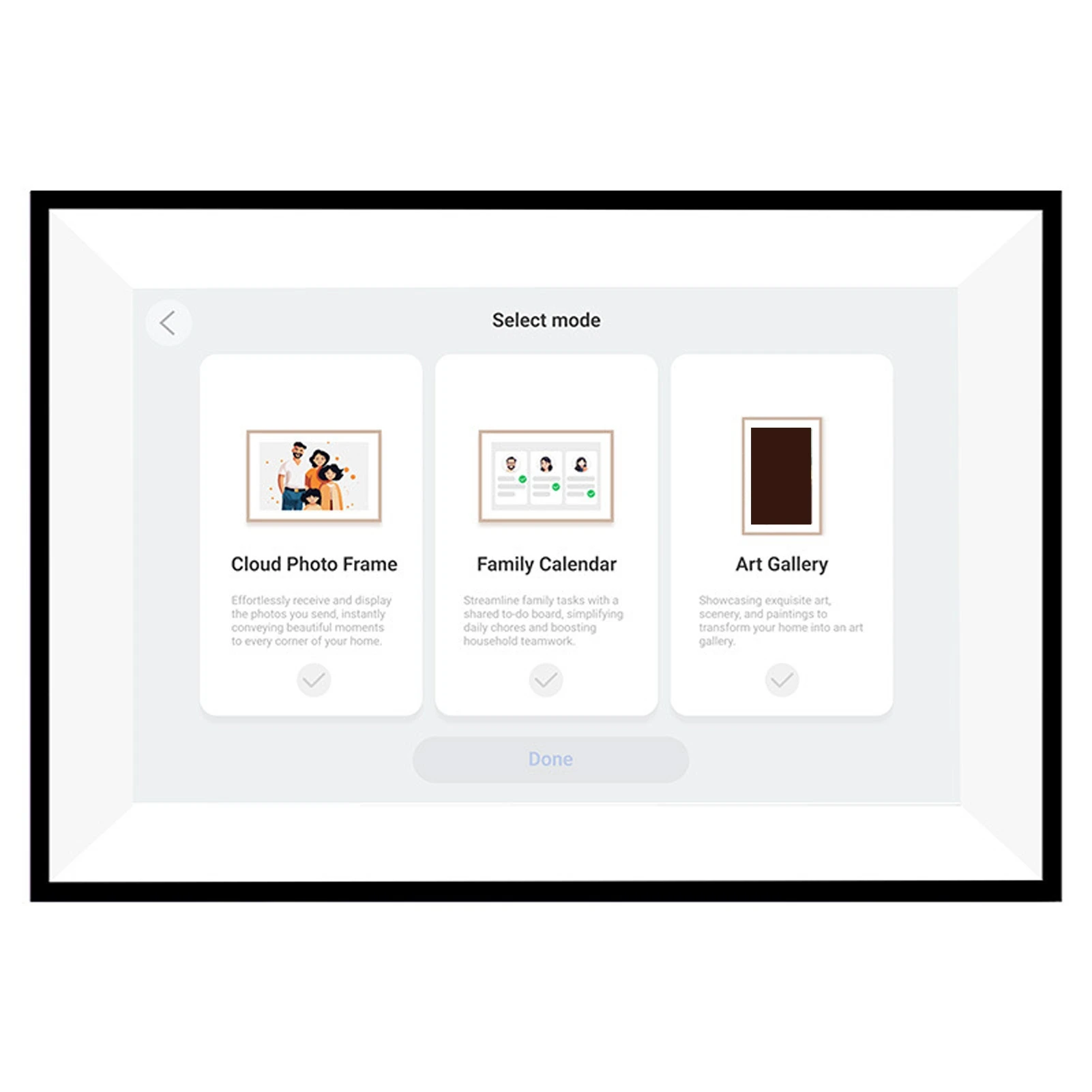 

Умный цифровой календарь 10,1 дюйма с HD-сенсорным экраном, семейный планировщик с функцией сменной цифровой фоторамки, электронный календарь