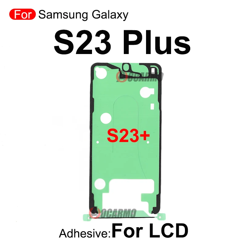 Zestaw naprawczy do Samsung Galaxy S23 Ultra Plus S23+ S23FE S23U: klej do przedniego ekranu LCD i tylna obudowa baterii, pełne naklejki zamienne. — zdjęcie 5