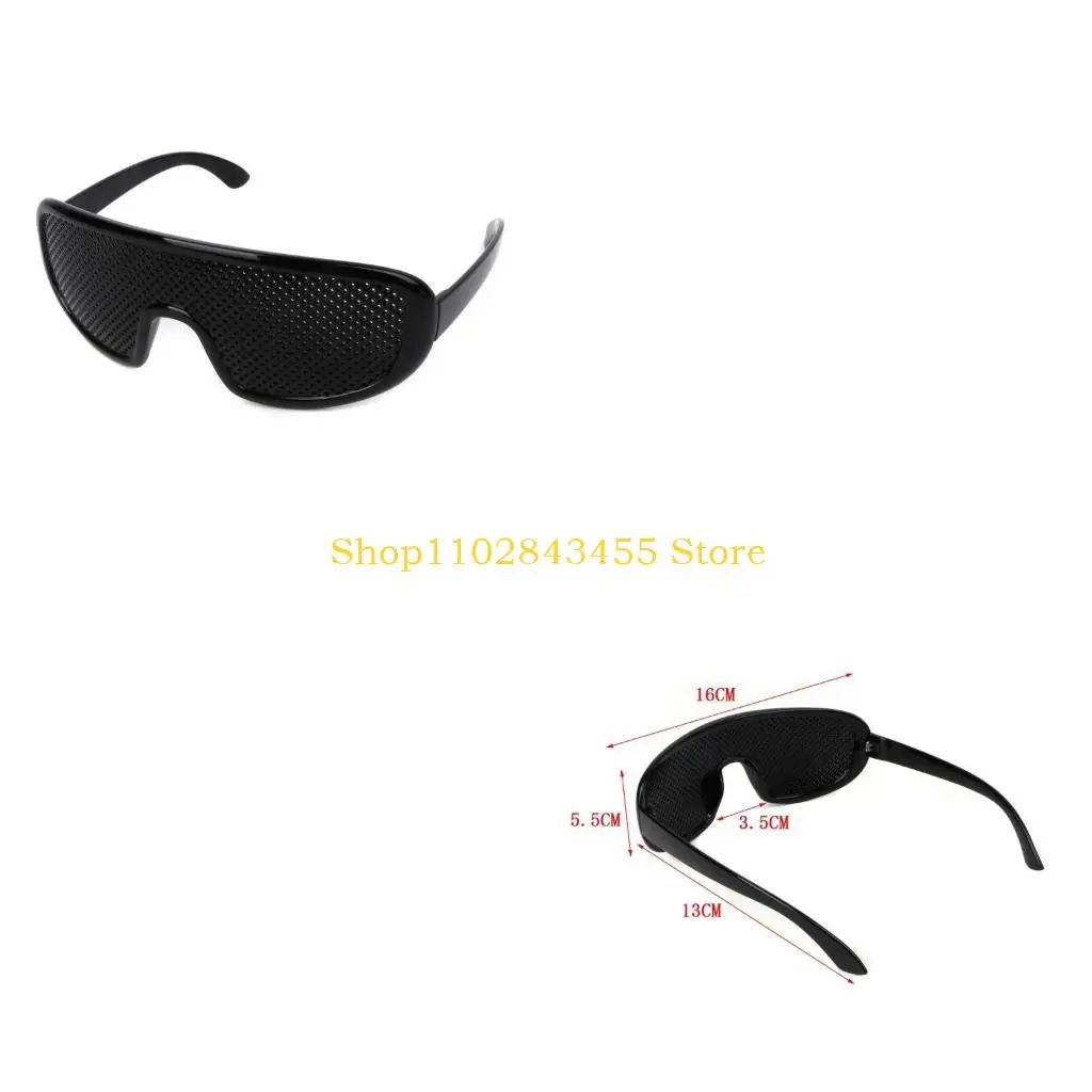 49MC Pinhole Glasses Exercise Eyewear Eyesight Improvement Training Gadget Supplies for Outdoor Traveling Camping Accessory