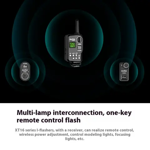 Godox XT-16 XT16 2.4G Power Wireless Strobe Flash Remote Trigger