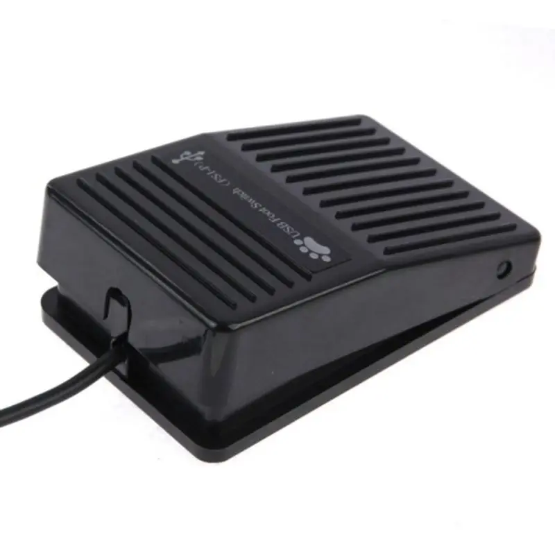 Y1UB USB Foot Pedal Video Game PC Hands Footswitch for Key Control Program Computer Mouse Keyboard for HID wi