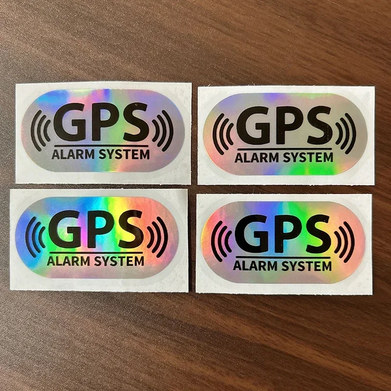 Car holographic stickers, alarm systems, GPS monitoring devices, safety warning vinyl stickers, raincoats