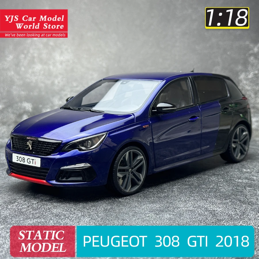 OTTO 1:18 scale new PEUGEOT 308 GTI 2018 resin car model static decoration holiday gift collection