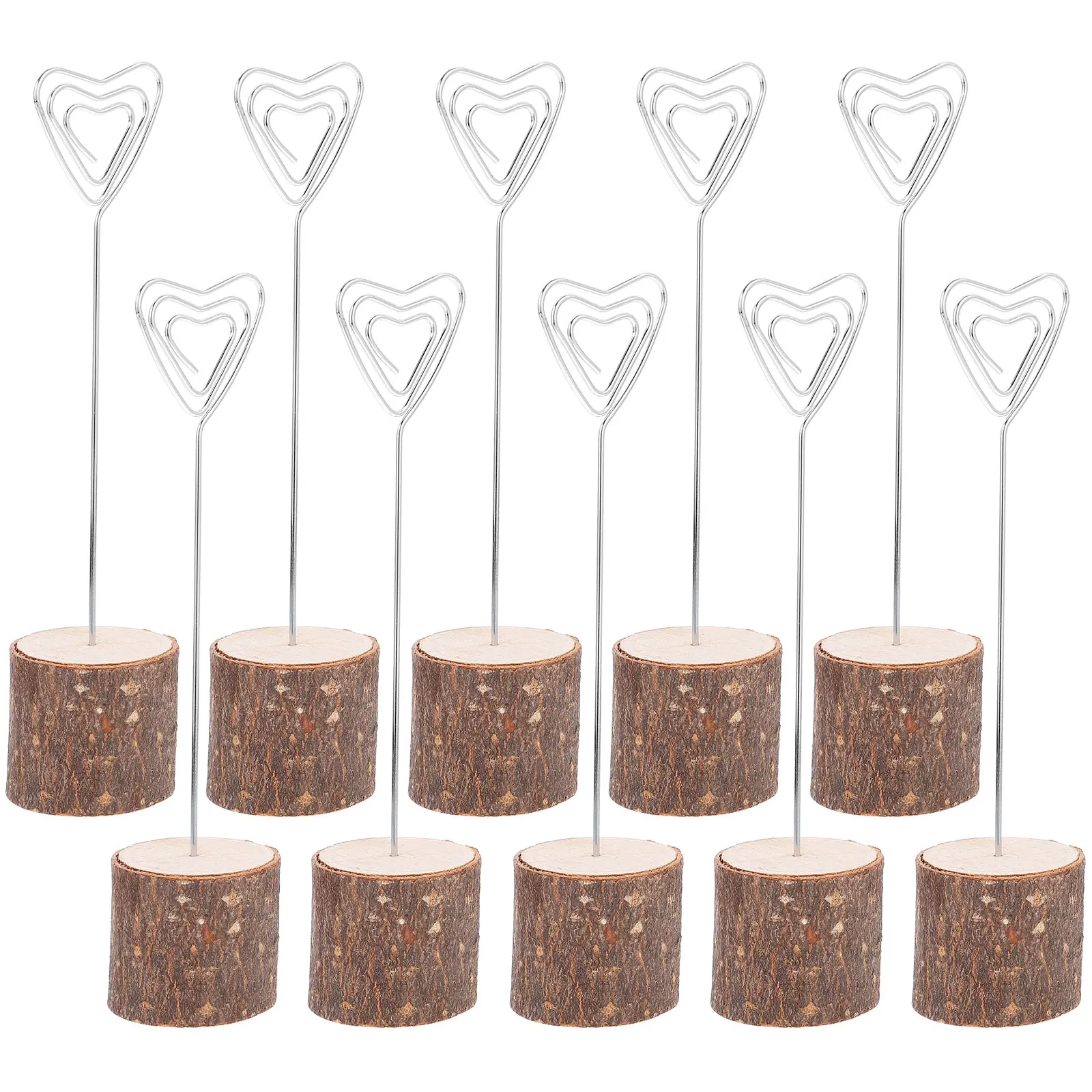 

10pcs Holder Clip Place Card Holders Sturdy Iron Memo Picture Holders Clips Clips Table Memo Clip Number Wedding Decor