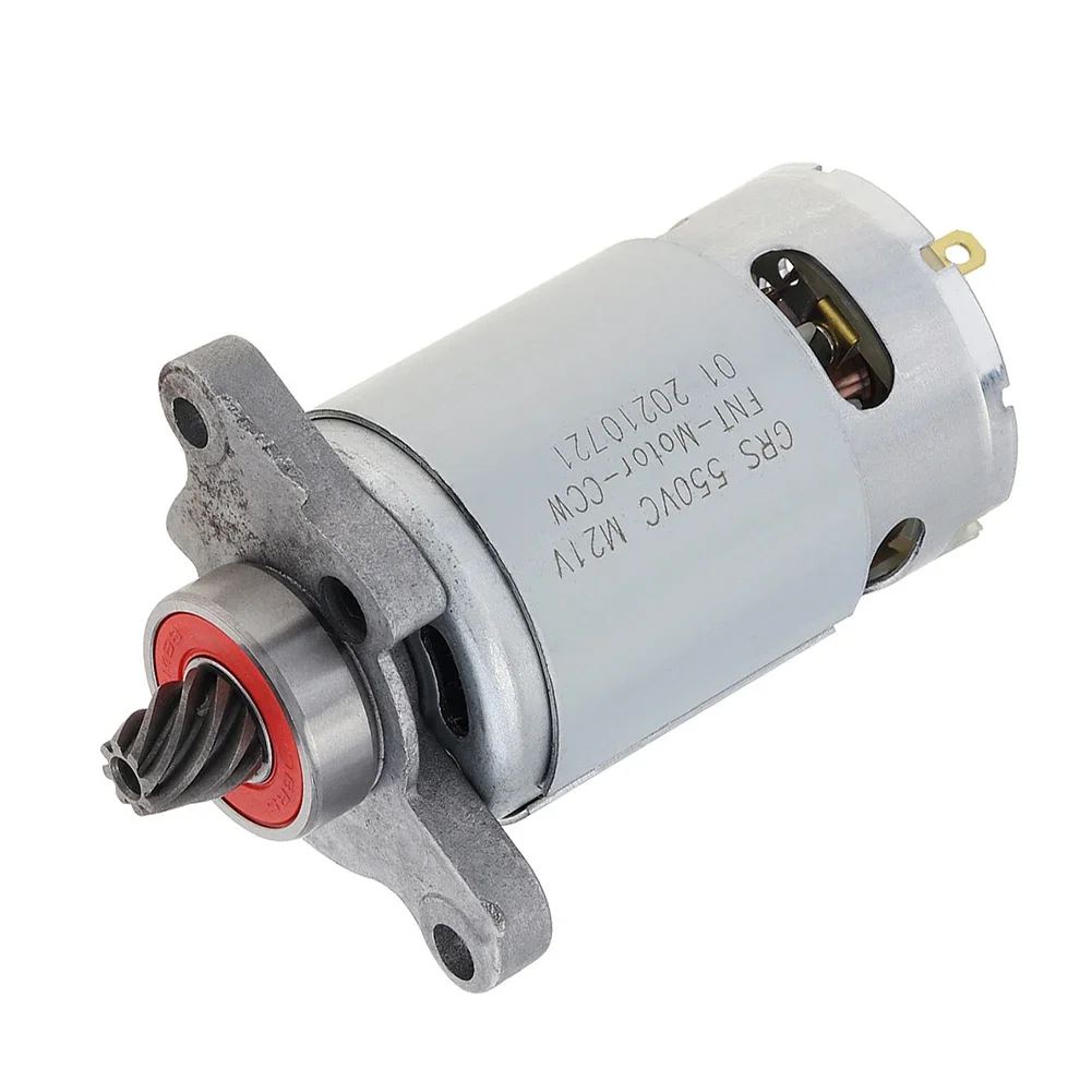 Hochleistungsmotor, Gleichstrommotor, Metall-Elektrowerkzeuge, RS550, mit konischem Getriebe, 60–120 W, 8 Zähne, Lithium-Workshop-Ausrüstung