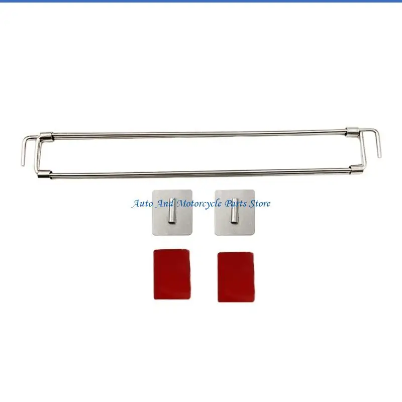 

P9FD Versatile Accessories Adjustable Corner Shelves Bar for Shower & Refrigerator