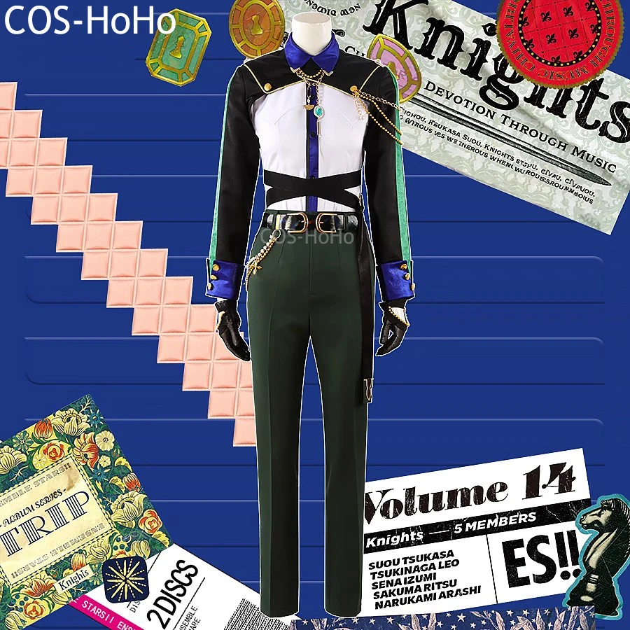 

COS-HoHo Ensemble Stars Knights Trip New Album Sakuma Ritsu/Narukami Arashi/Sena Izumi/Tsukinaga Leo/Suou Tsukasa Game Suit