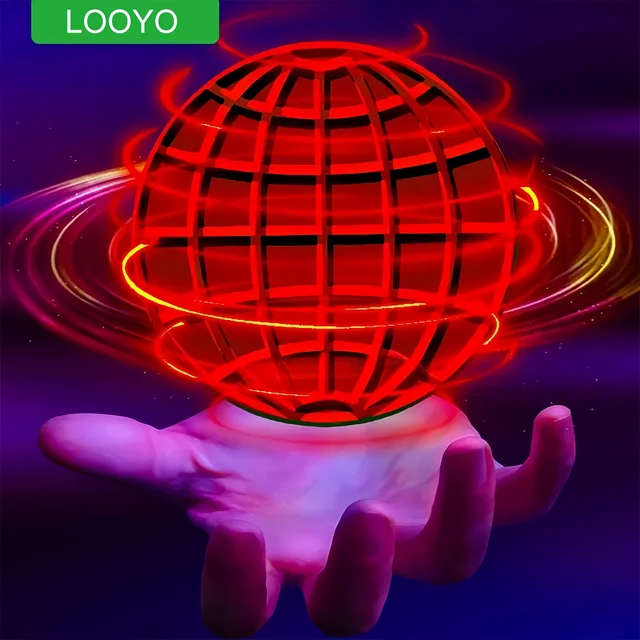 Latająca piłka Spinner Boomerang Flyorb Magic z oświetleniem LED Drone Hover Fly Ball Stress Release Fidget Toys Kids Christmas Gifts