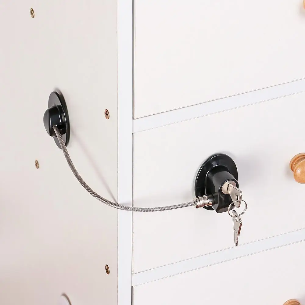 New Prevent Children Falling Protector Window Locks  Safety Lock Cupboard Door Lock Fridge Lock