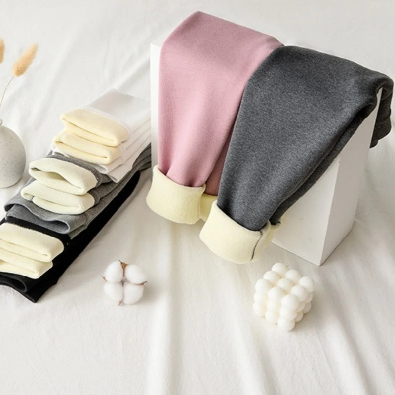 

Термальные леггинсы для девочек, зимние колготки на флисовой подкладке, теплые мягкие штаны для малышей, детский милый толстый наряд для маленьких девочек в холодную погоду