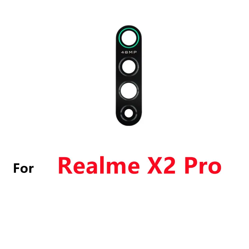 For Oppo Realme 5 6 7 Pro 8 5G 5i 6i Global C3 C21 C25 C25S XT X2 Pro Rear Back Camera Glass Lens Cover with Adhesive Sticker