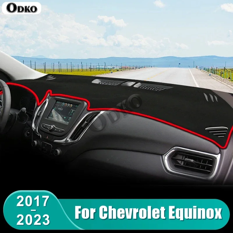 For Chevrolet Equinox 2017 2018 2019 2020 2021 2022 2023 Car Dashboard Sun Shade Cover Instrument Desk Non-slip Pad Accessories