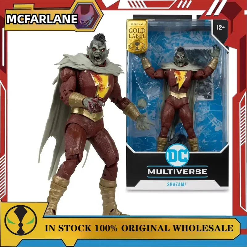 McFarlane Toys DC Multiverse Shazam (DC Vs Vampires) Gold Label 7'' Action Figures Original GK Model Garage Kits Doll Collection