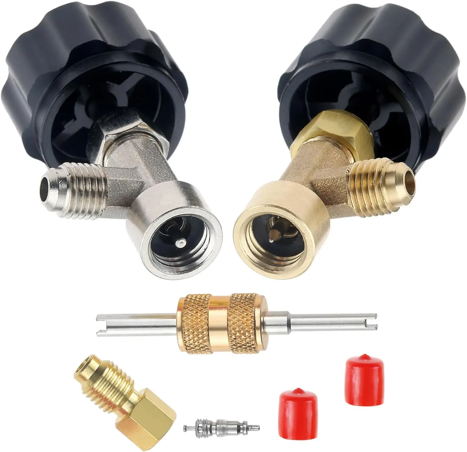 

R134A Автомобильный самозапечатывающийся консервный канистра R134A с проколом и фреоновая банка переменного тока R134A Адаптер для заправки системы переменного тока