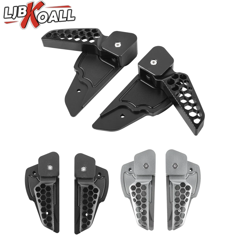 

Motorcycle Rear Passenger Footrest For Vespa Primavera Sprint 125 150 2017-2022 Foldable Extensions Foot Pegs CNC Accessories