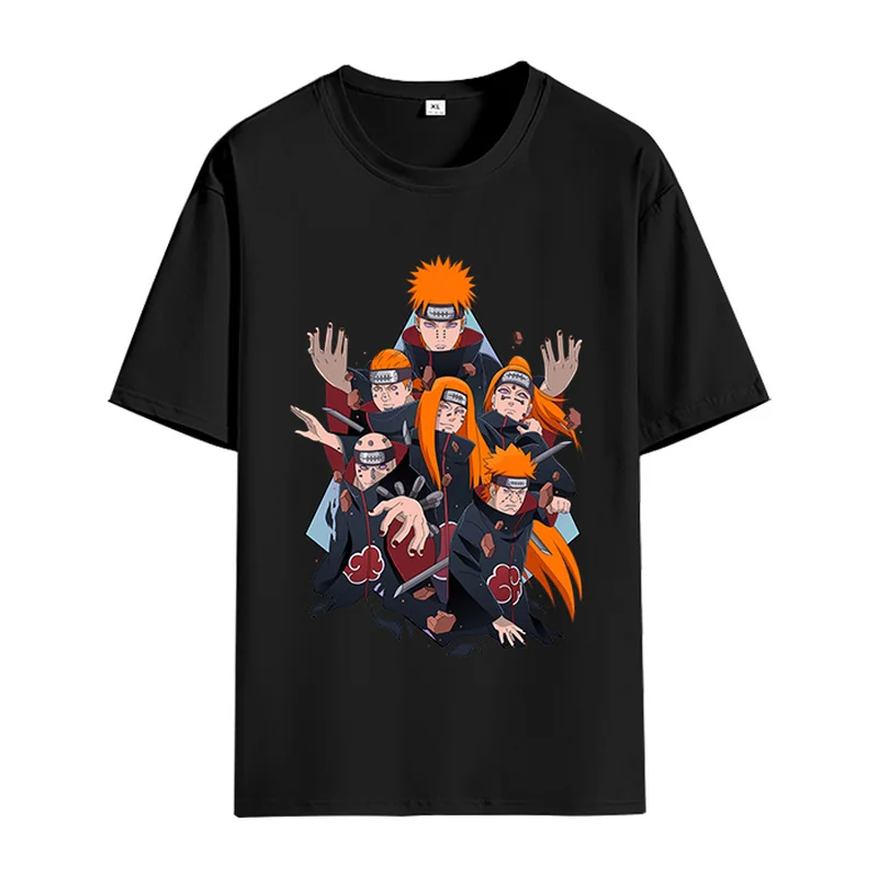 Naruto t-shirt periferica a maniche corte Naruto Uchiha Itachi Organized Anime periferiche per adolescenti estate a maniche corte