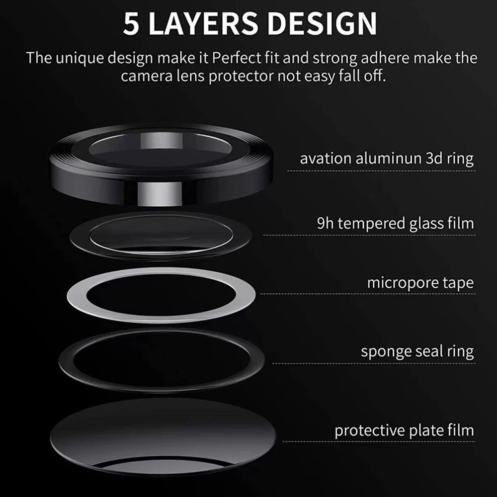 Aluminum Alloy Camera Ring for Xiaomi Redmi Note 13 Note13 5G Tempered Glass Lens Protective Cover redmy readmi 13 Pro Plus