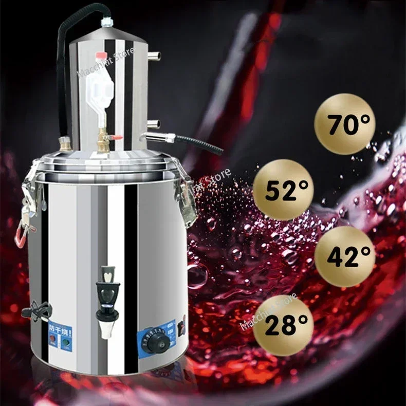 Household Portable Herbal Essential Oil Distiller Machine /Brandy Alcohol Distiller/Hydrosol Floral Water Distilling Machine