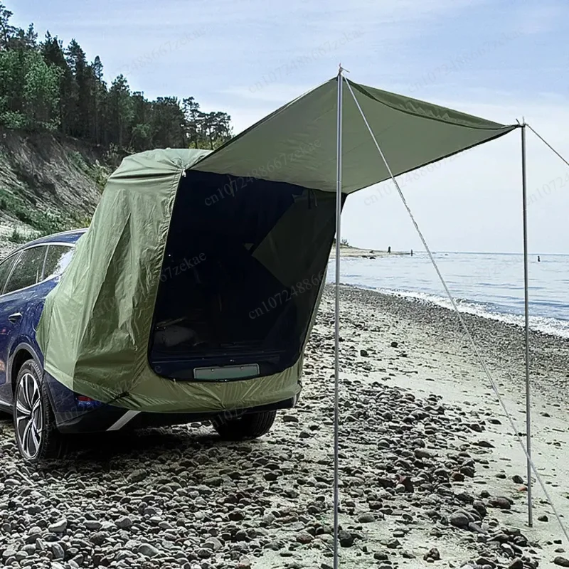 Waterproof SUV Tailgate Tent, Car Rear Awning Extension Tent for Camping