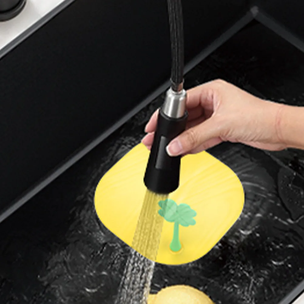 

Bathroom Silicone Floor Drain Cover Shower Drain Hair Catcher Square Design Acid Alkali Resistant Sewer Filter