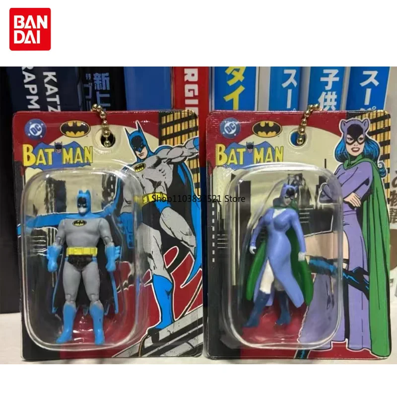 

BANDAI оригинальные игрушки Бэтмен Гашапон Бэтвица Робин Женщина-кошка Джокер мини аниме фигурки капсульная модель брелок подарок