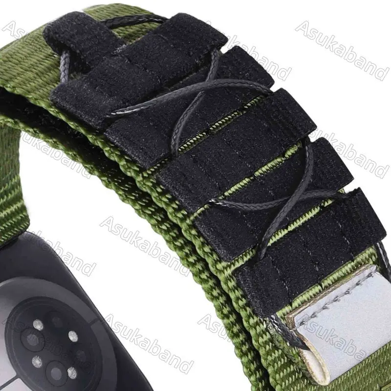 Correa de nailon para Apple Watch, banda de nailon para IWatch 3, 5, SE, 6, 7, 8, Ultra, de 49mm, 45mm, 41mm, 44mm, 40mm, 38mm