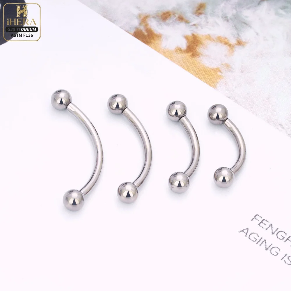 1/5PC G23 Titanium Nose Rings Piercings Lip Eyebrow Ear Septum Helix Cartilage Septum Body Jewelry Piercing Labret Nariz C Rod