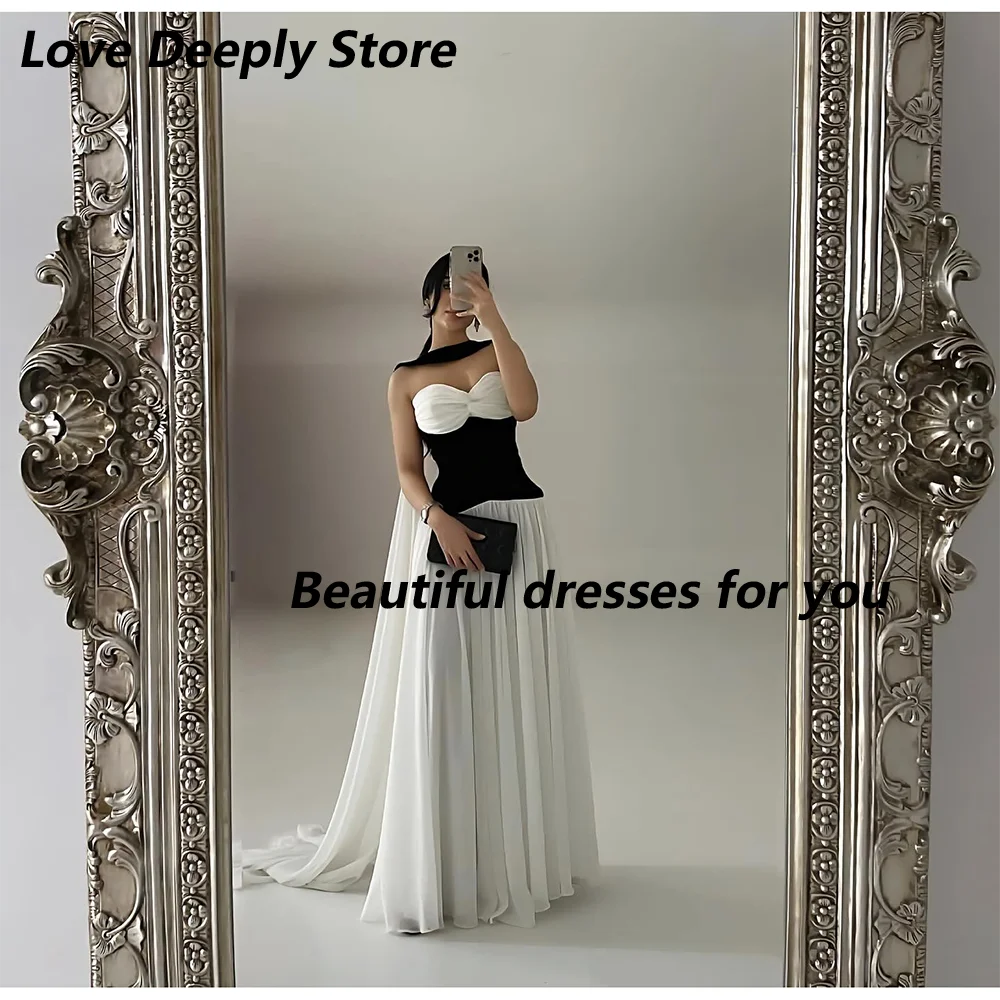 

Elegant Long Evening Dresses for Women Chiffon Floor-Length A-Line Prom Gown Formal Party Dresses Customized