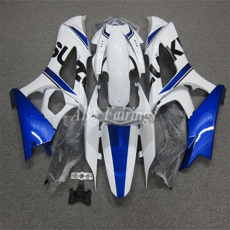 njection Mold New ABS Motorcycle Fairings Kit Fit For Suzuki 1000 K7 2007 2008 07 08 Bodywork Set Custom Blue White