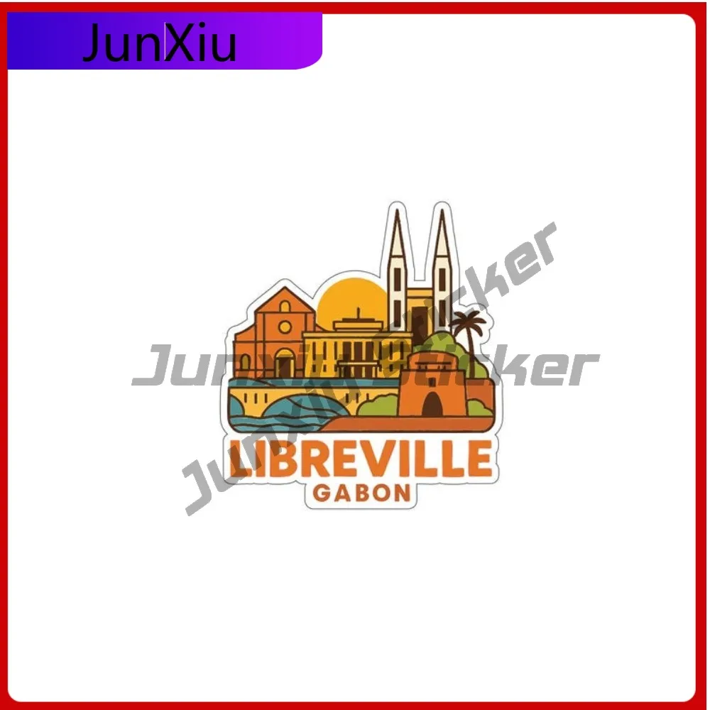

Libreville Gabon City Vinyl Sticker Accessory Decal Decoration V 125 Motorcycle Suv Rear Windshield Laptop Rv Camper Stickers