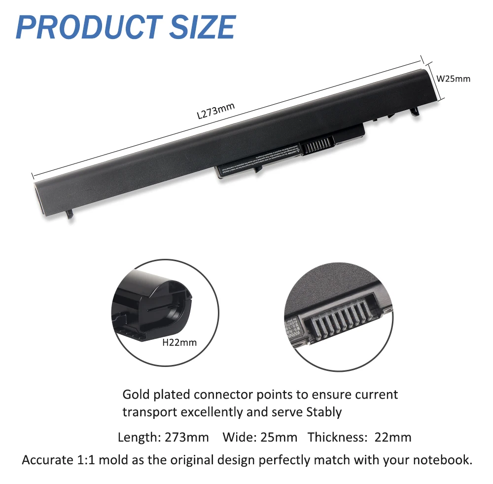 ETESBAY OA04 OA03 Laptop Battery for HP 14 TouchSmart 14-d001au 14-d008au 15 15-d035dx 15-d053cl Pavilion 15-p056sr 740715-001