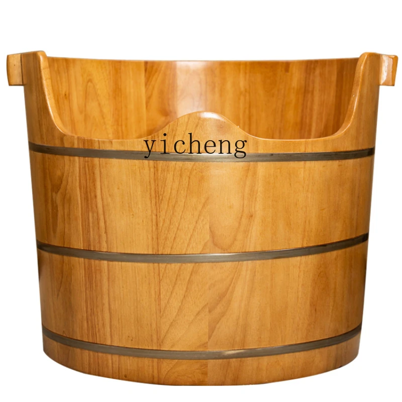 

Zc Bath Barrel Wooden Basin Waist Bubble Hip Barrel