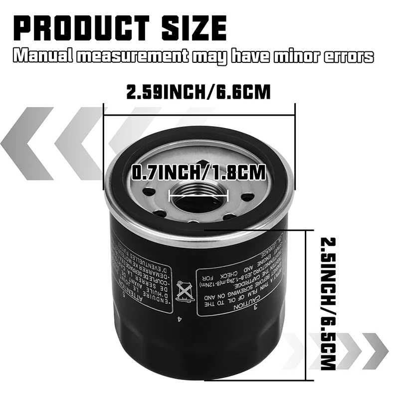 Motorcycle Oil Filter for Yamaha FZ1 FZ6 Fazer 600 1000 FZ1N FZ1S FZ6R FZ6N FZ8 YZF R1 R3 R6 R7 XJ6 Diversion 600 FZ07 FZ09 FZ10