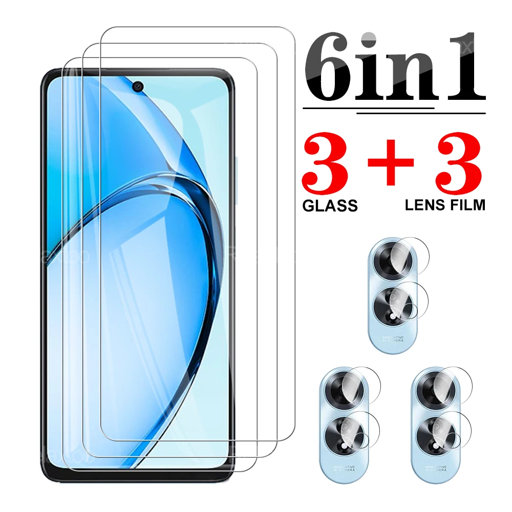 6in1 screen protector For Oppo A60 6.67inch 5G 2024 Clear Tempered Glass camera film For OppoA60 A 60 60a oppoa60 Tempered Film