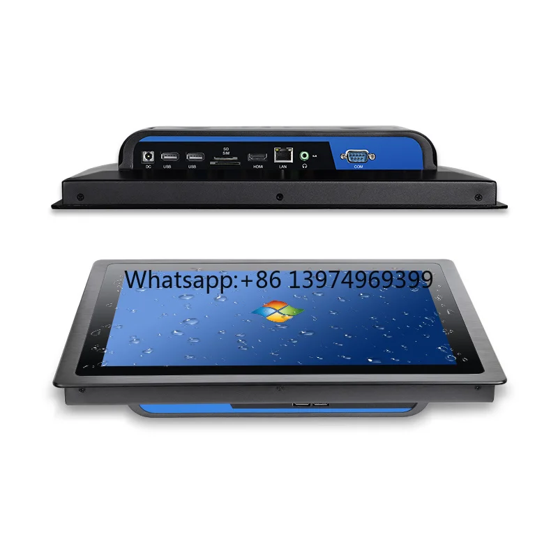 15 Inch Fanless J1900 Industrial Embedded Computer with Capacitive/Resistive Touchscreen for CNC Machines
